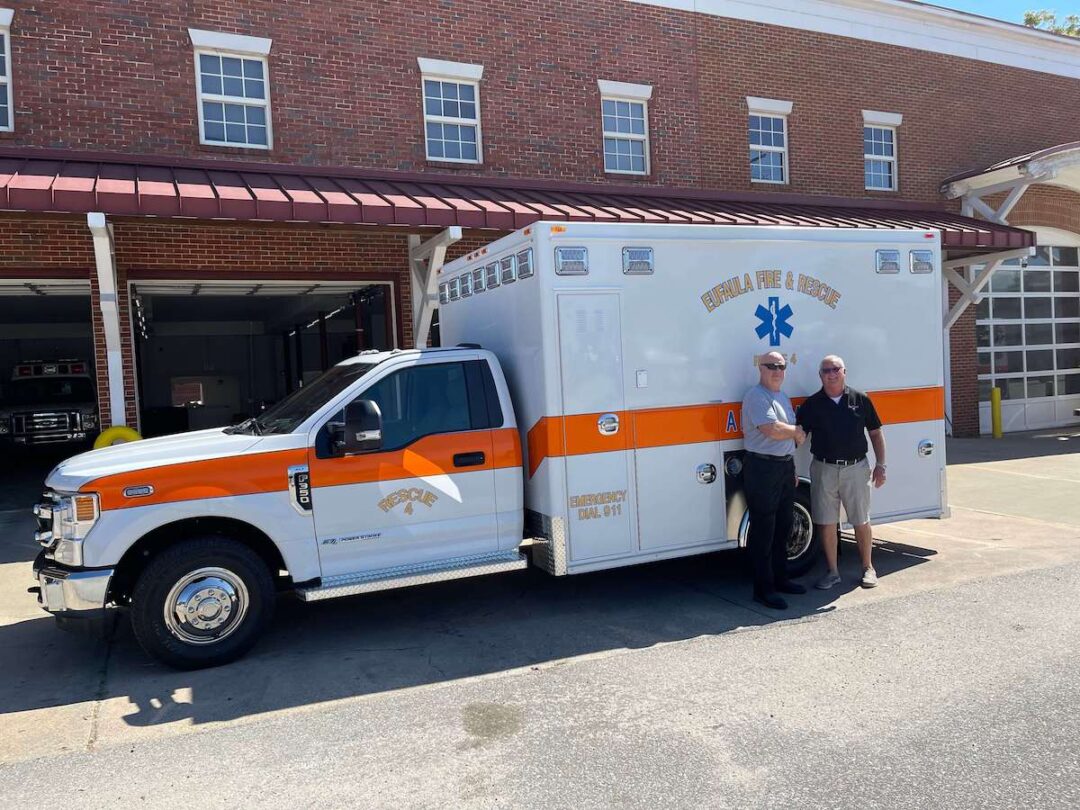 ambulance remount delivery for fire department